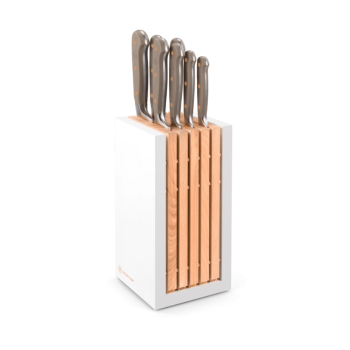 WÜSTHOF Classic Color Velvet Oyster 8-Piece Designer Knife Block Set