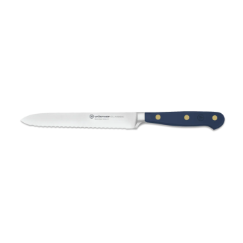 WÜSTHOF Classic Color Serrated Utility Knife Wild Blueberry 14cm