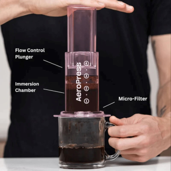 AeroPress Colors Press 295ml Pink (10)