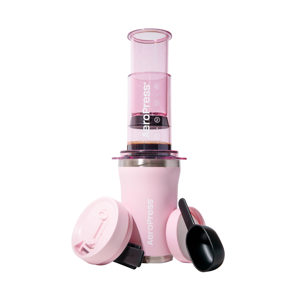 AeroPress Go+ Travel Coffee Press Pink 295ml (10)