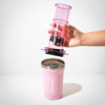 AeroPress Go+ Travel Coffee Press Pink 295ml (9)
