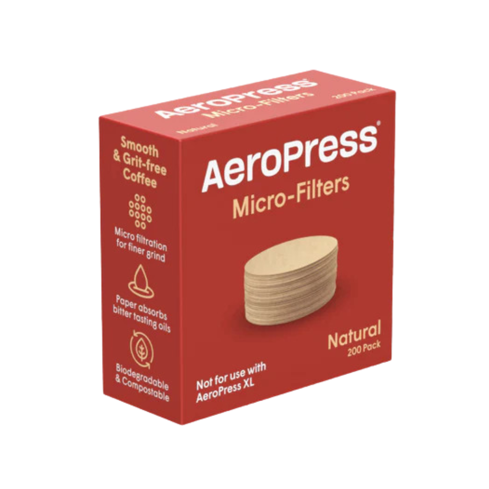 AeroPress Standard Paper Filters Natural 200 Pack (2)