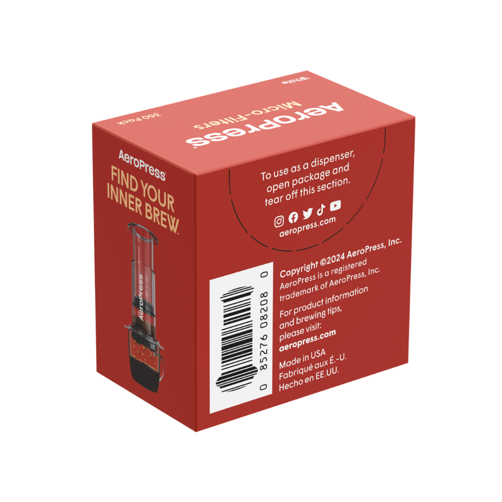 AeroPress Standard Paper Filters White 350 Pack (12)