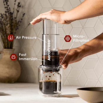 AeroPress Standard Paper Filters White 350 Pack (5)