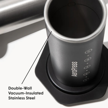 AeroPress Steel Coffee Press Black 360ml (3)