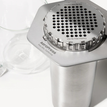 AeroPress Steel Coffee Press Silver 360ml (4)