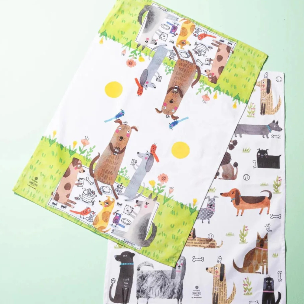 Ashdene Canine Capers Tea Towel 2 Pack (1)