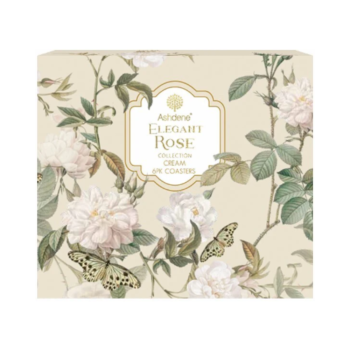 Ashdene Elegant Rose Cream Coasters 6 Pack (3)