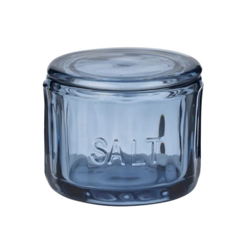 Assemble Lia Glass Salt Dish Denim 9.5cm