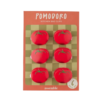 Assemble Pomodoro Tomato Bag Clips 4.5cm Set of 6
