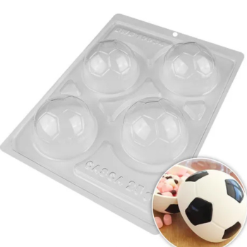 BWB Soccer Ball 3 Piece Chocolate Mould