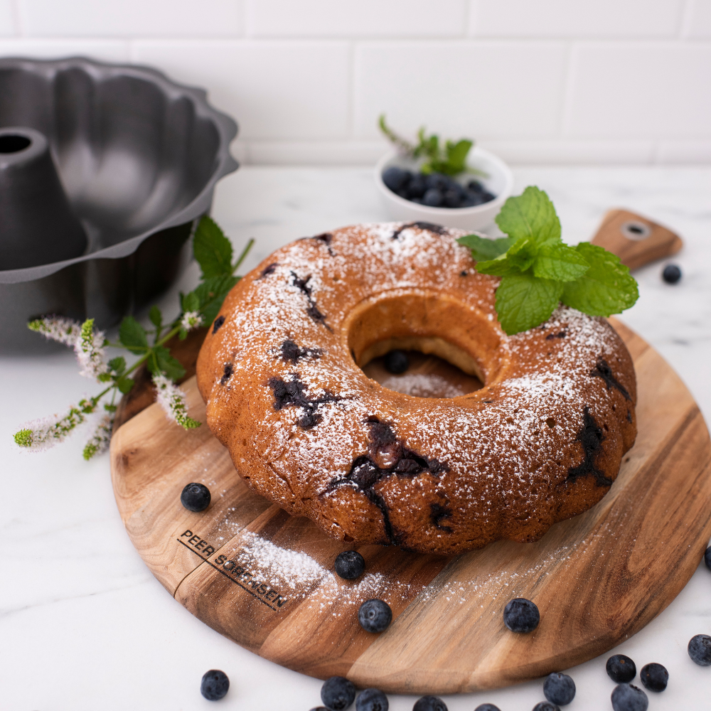 Bakemaster Non-Stick Fluted Ring Cake Pan