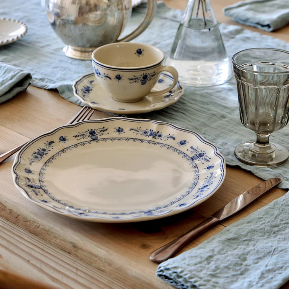 Costa Nova Vila Dinner Plate BeigeBlue 27cm (2)