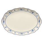 Costa Nova Vila Large Oval Platter Beige/Blue 40cm