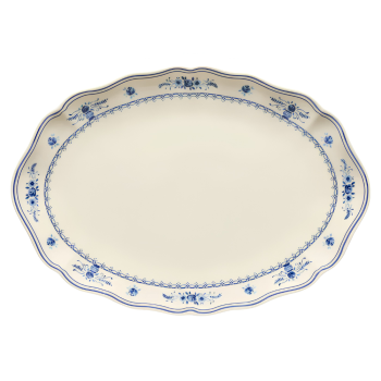Costa Nova Vila Large Oval Platter Beige/Blue 40cm