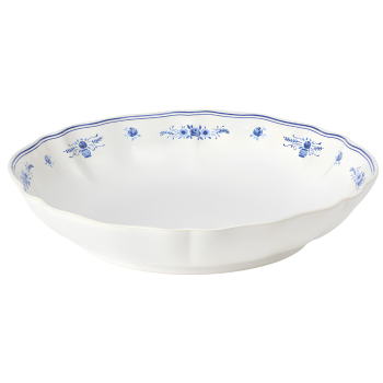 Costa Nova Vila Serving Bowl White/Blue 34cm