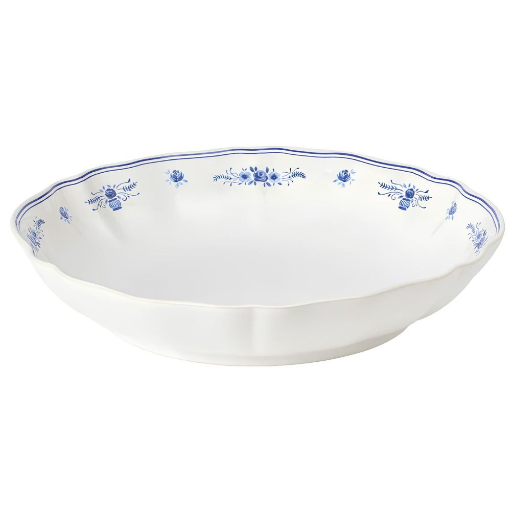 Costa Nova Vila Serving Bowl WhiteBlue 34cm