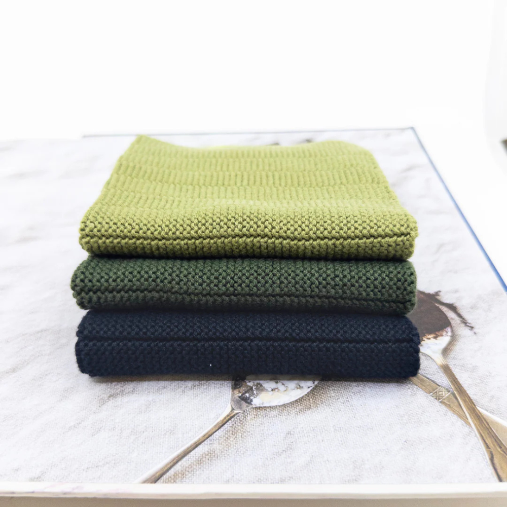 Ecovask Heavy Duty Dishcloths 3 Pack Kiwi