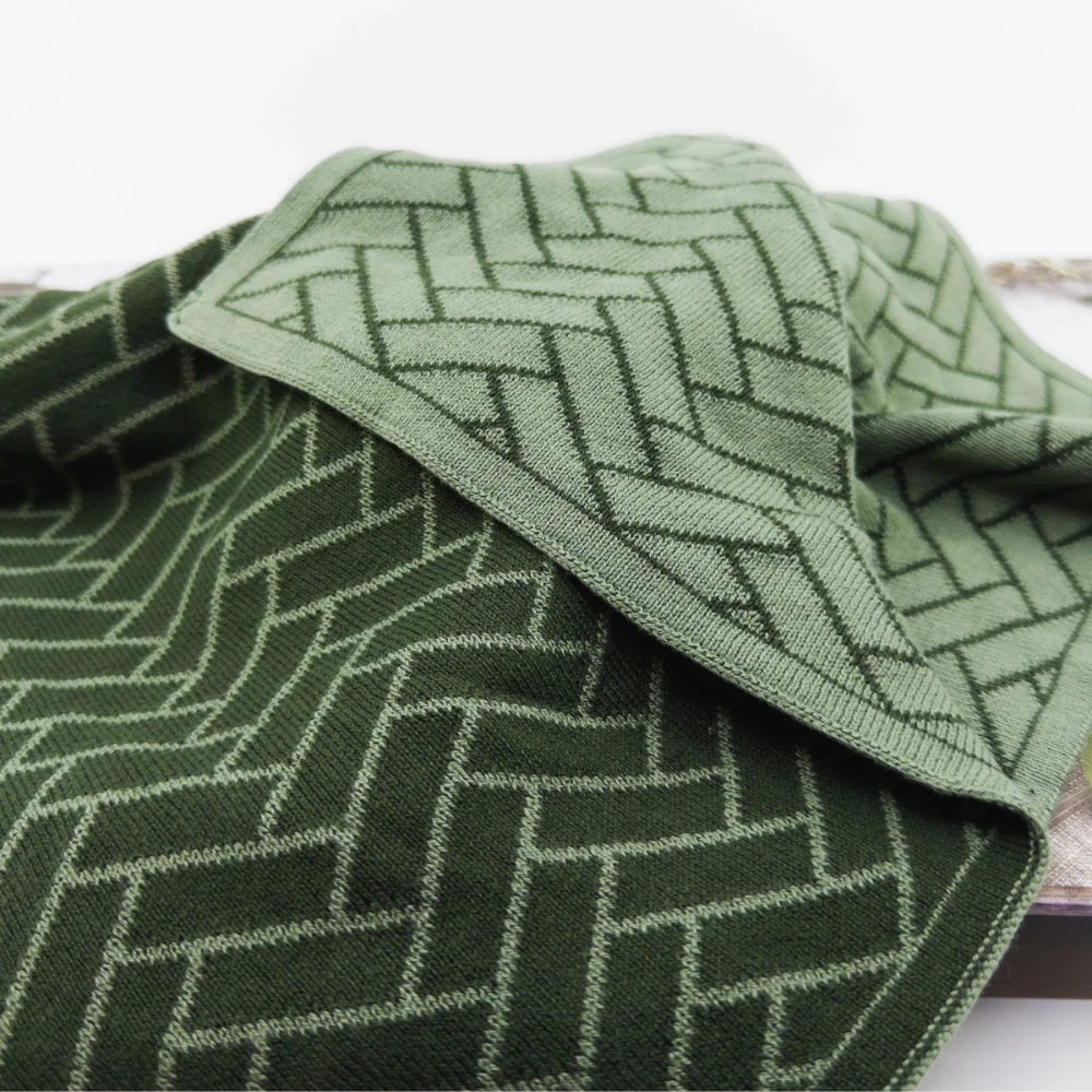 Ecovask Kitchen Towel Forest Herringbone (1)