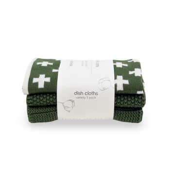 Ecovask Mixed Cloths 3 Pack Forest (3)
