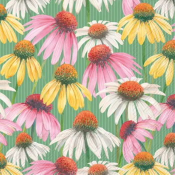 IHR Lunch Napkin Pastel Garden Green