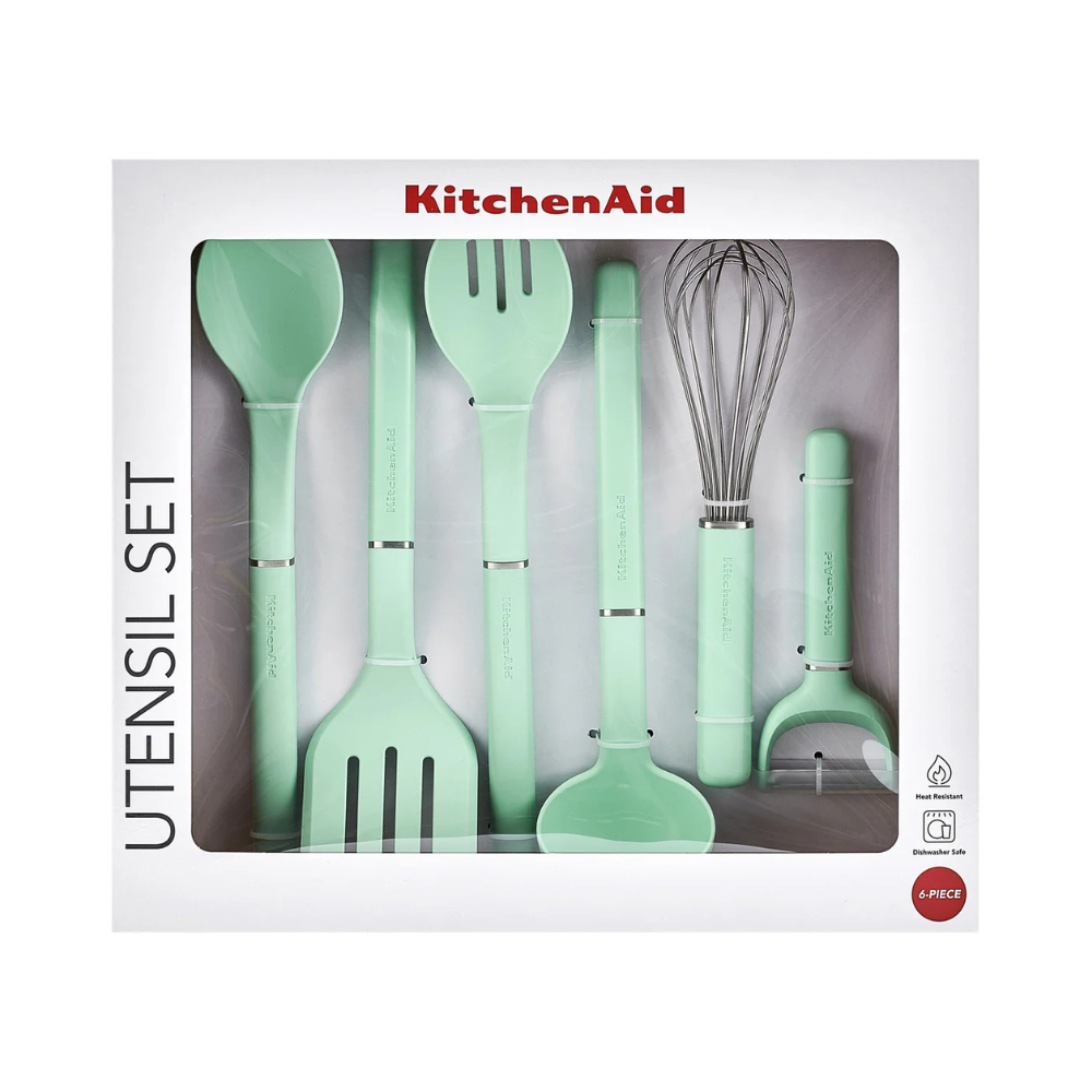 KitchenAid Universal 6 Piece Kitchen Utensil Set Spearmint (1)