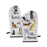 Ashdene Canine Capers Oven Mitt Set of 2