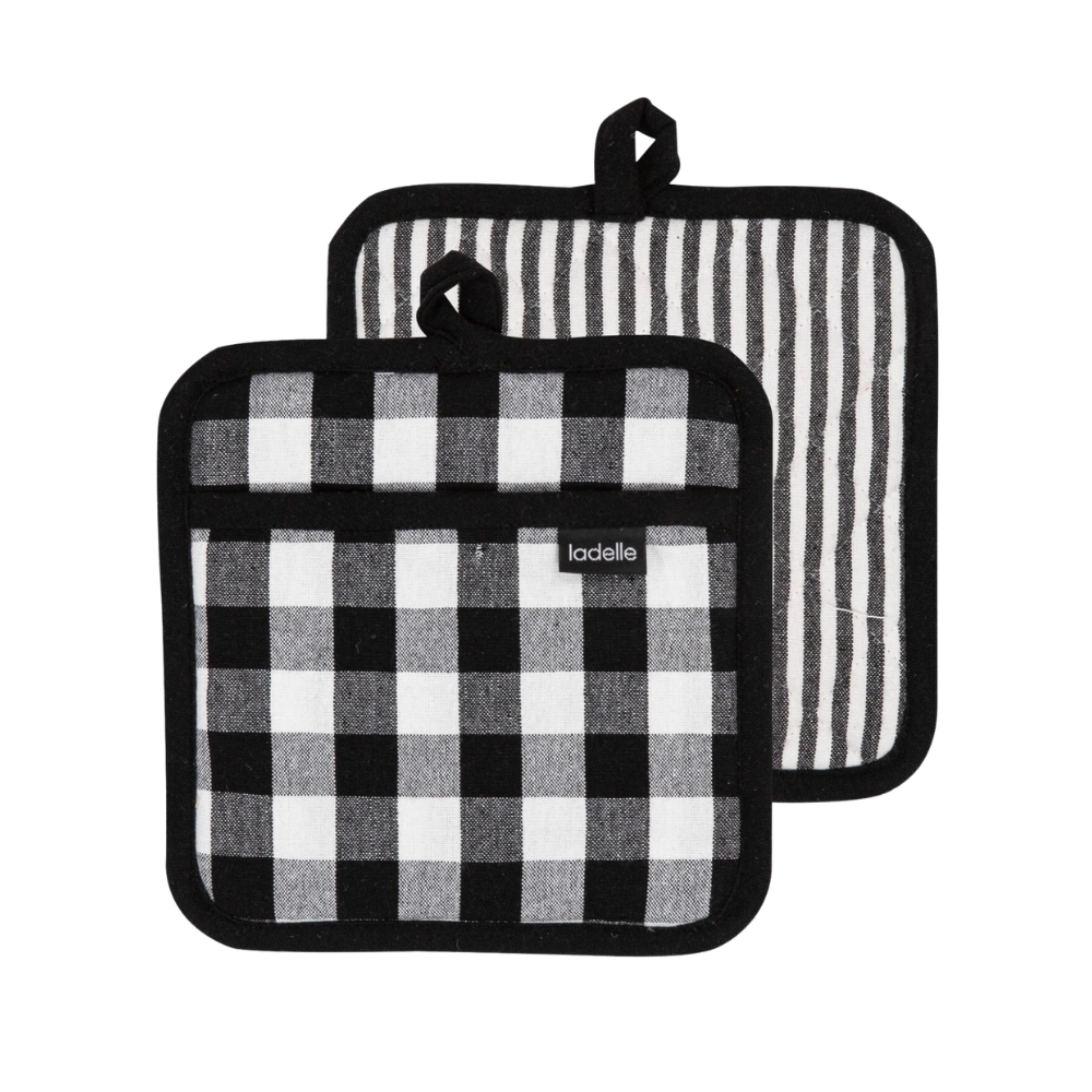 Ladelle Eco Gingham Kitchen Set (3)