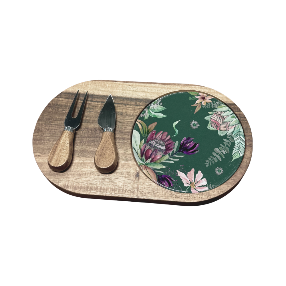 Ladelle Leura Cheese Board & Knife Set (1)