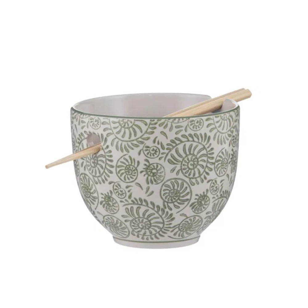 Ladelle Noodle Bowl Nara Leaf
