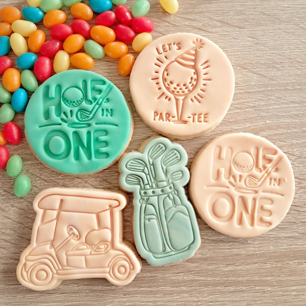 Little Monkey Fondant Stamp Hole in One