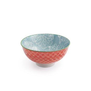 Mikasa Stoneware Nibble Bowl Grey Floral 12cm