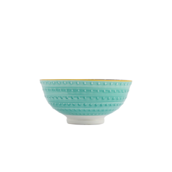 Mikasa Stoneware Nibble Bowl Indigo Chevron 12cm (2)