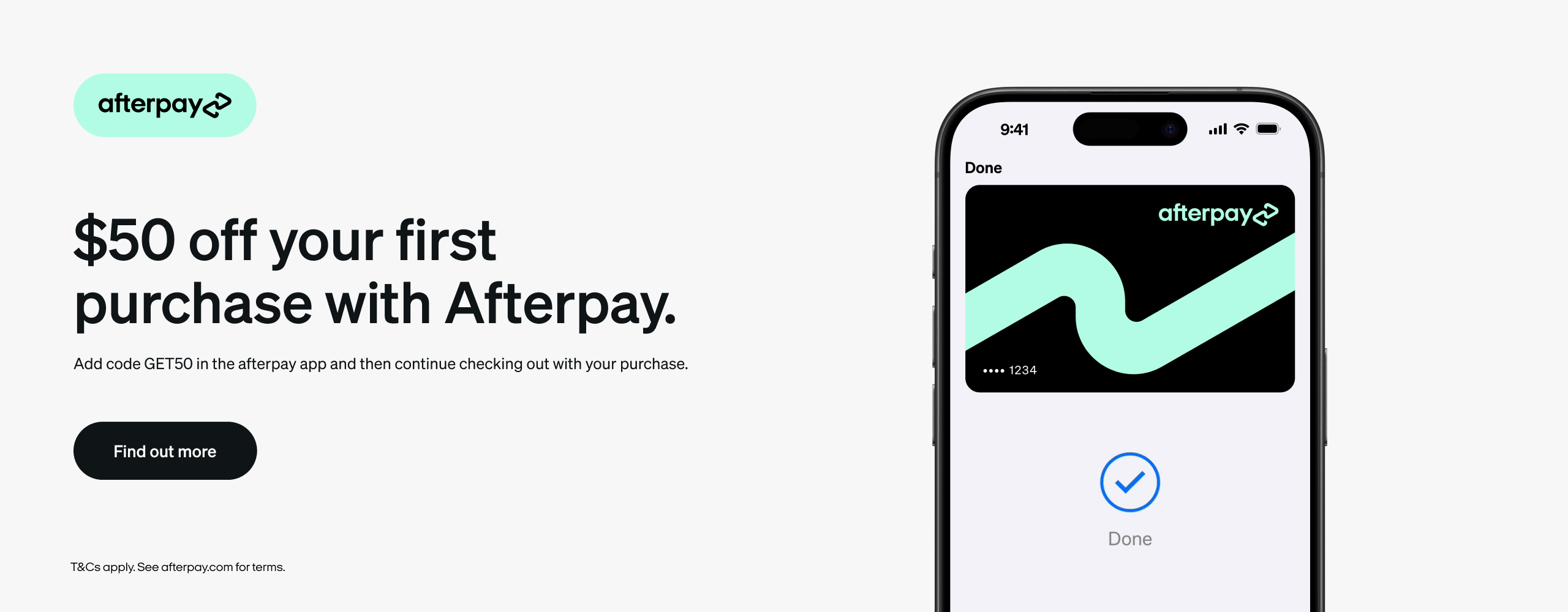 NZ Afterpay Promo Banner