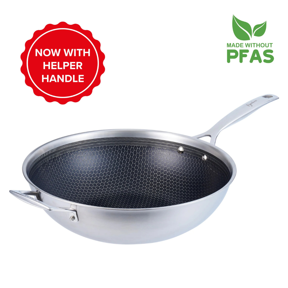 PYROLUX Pyrohex Wok with Helper Handle 32cm (3)
