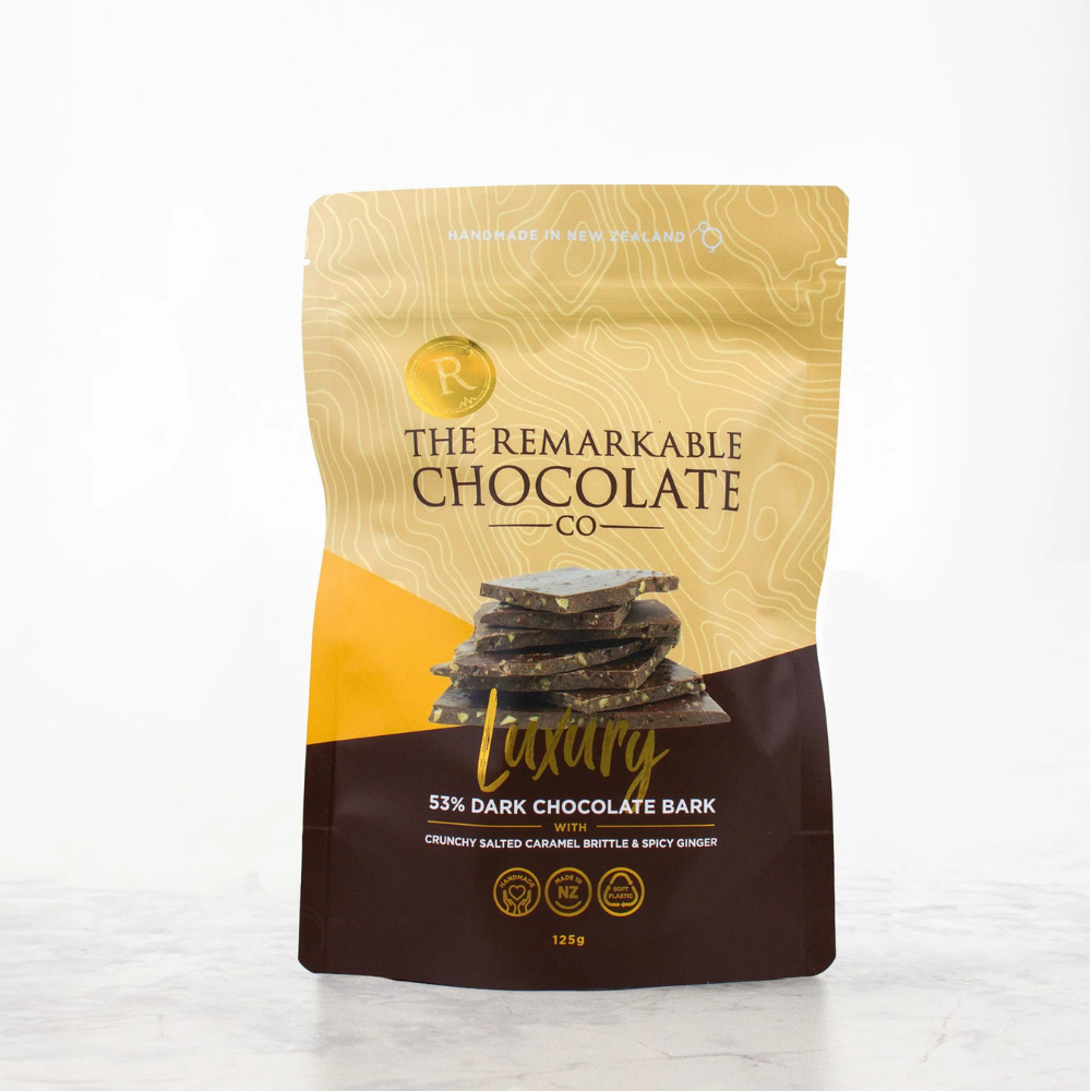 Remarkable Chocolate Bark Spicy Ginger Crunch 125g (1)