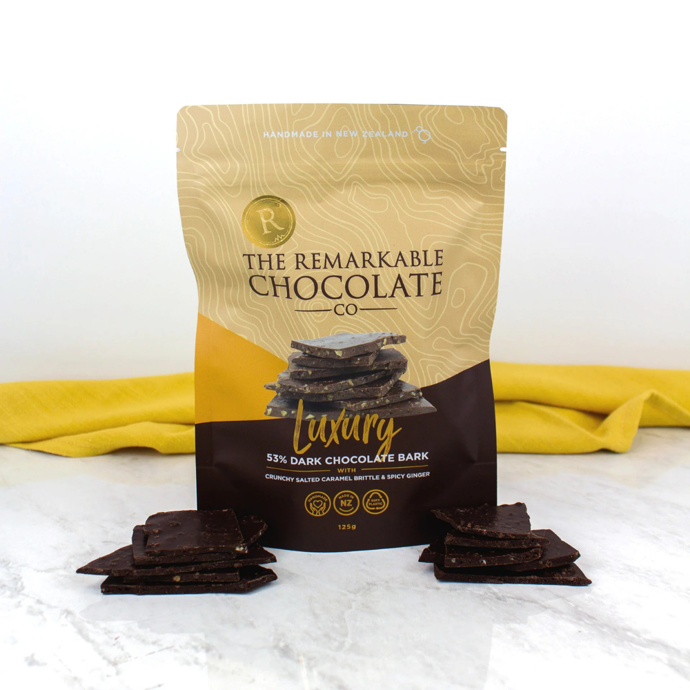 Remarkable Chocolate Bark Spicy Ginger Crunch 125g (3)