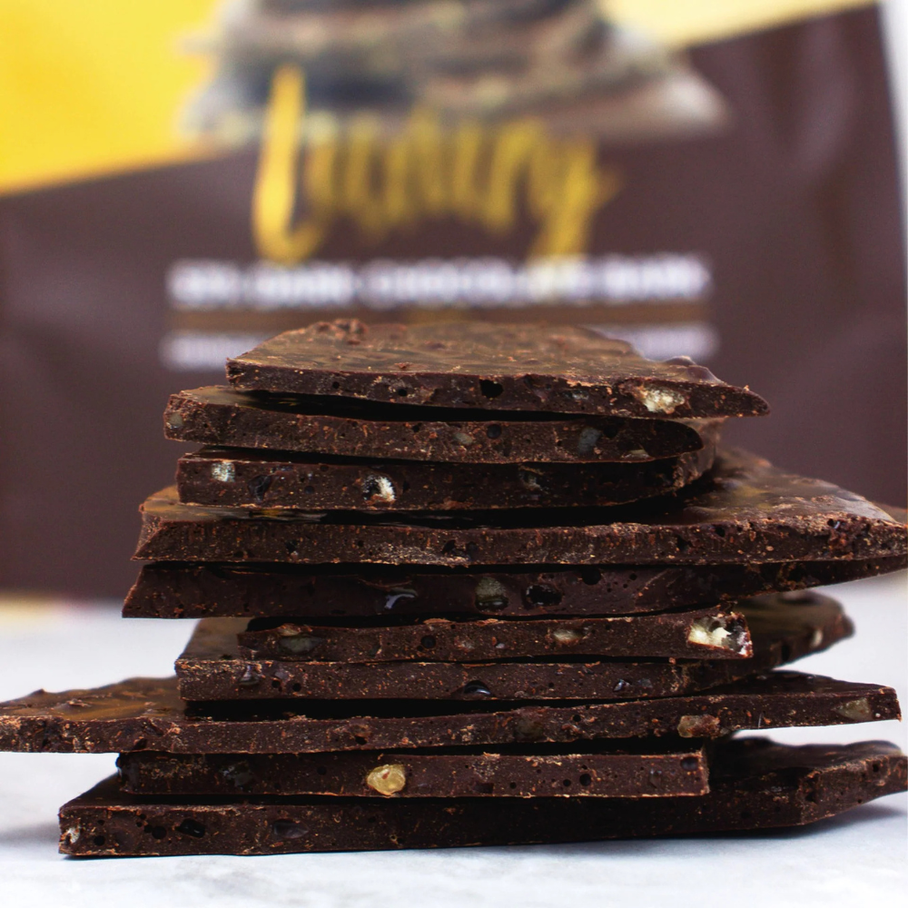 Remarkable Chocolate Bark Spicy Ginger Crunch 125g