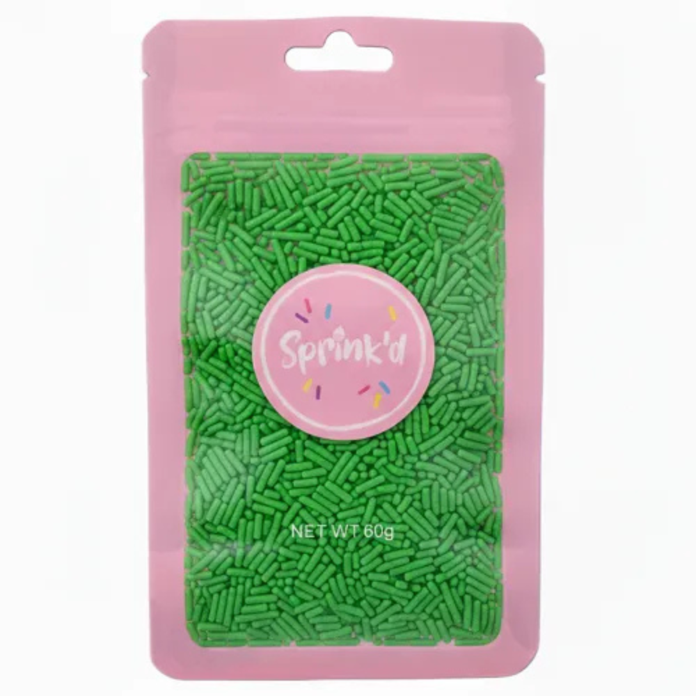 Sprink’d Green Jimmies 60g