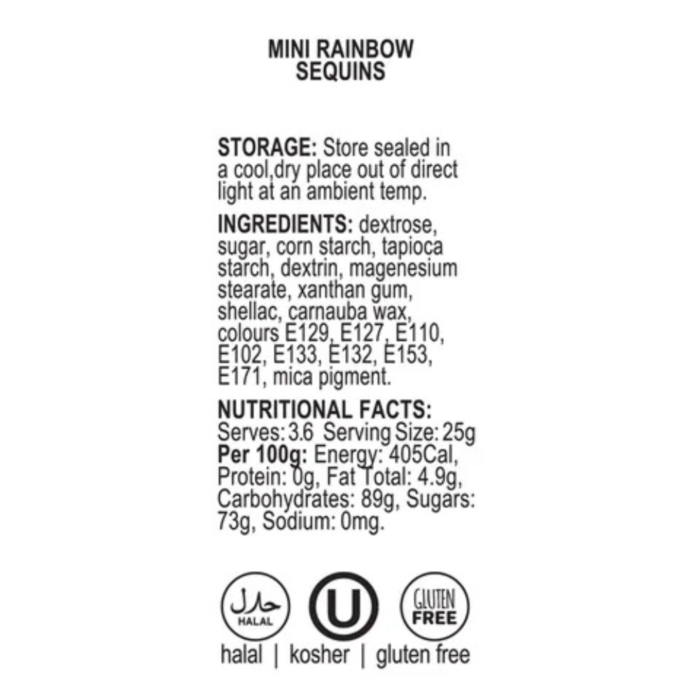 Sprink’d Mini Rainbow Sequins 60g (3)