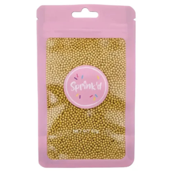 Sprink'd Sugar Balls 2mm Gold 60g