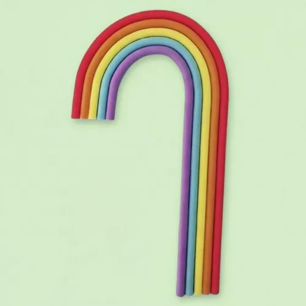 WISH BRIGHT RAINBOW CAKE TOPPER