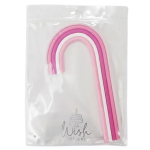 Wish Pink Rainbow Cake Topper