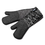 Zeal Silicone Double Oven Glove Black