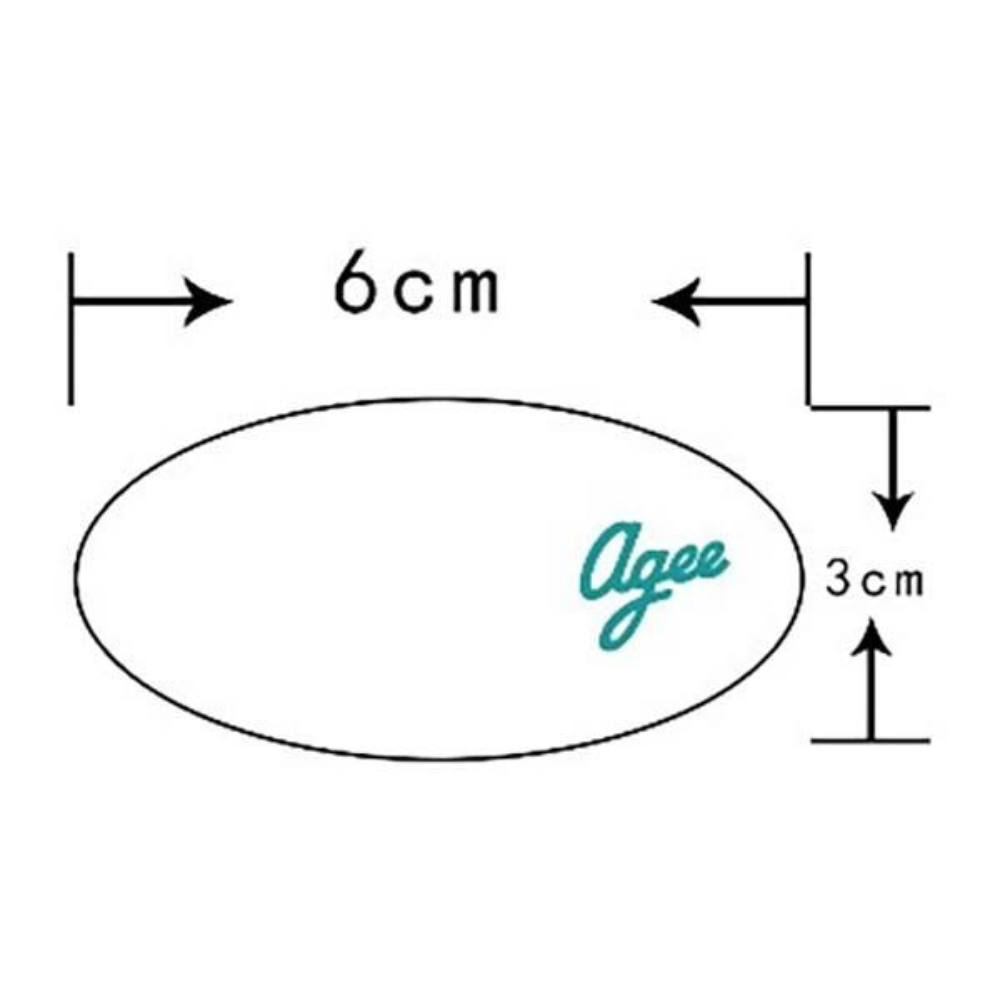 Agee Dissolvable Jar Labels Pack of 24 (1)