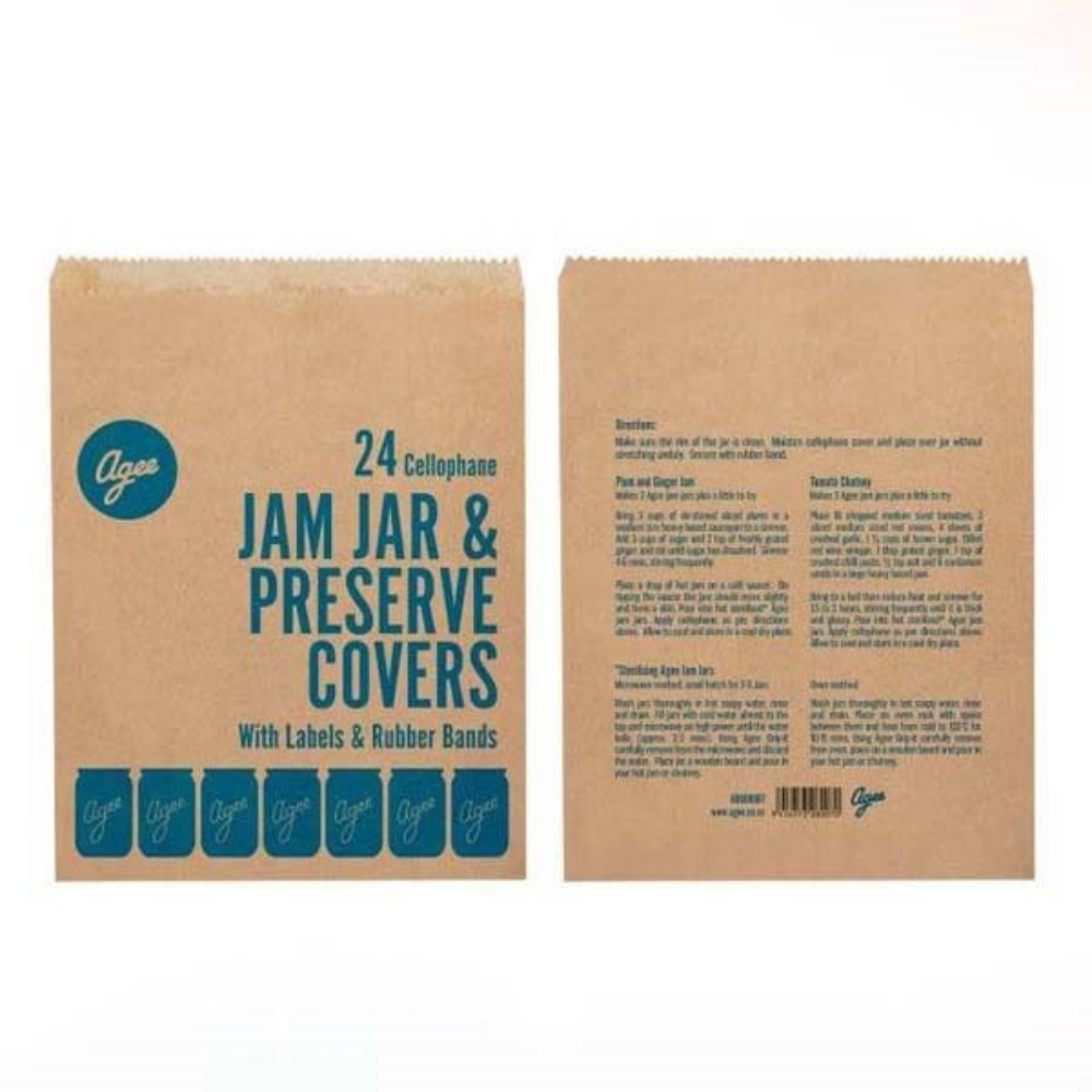 Agee Jam Jar and Preserve Covers Pack of 24