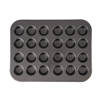 Bakemaster Non-Stick Mini Muffin Pan 24 Hole