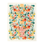 Blue Q Novelty Tea Towel 'My Favorite Salad is Wine'