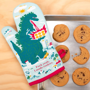 Blue Q Single Oven Glove ‘F@$k yeah Cookies’