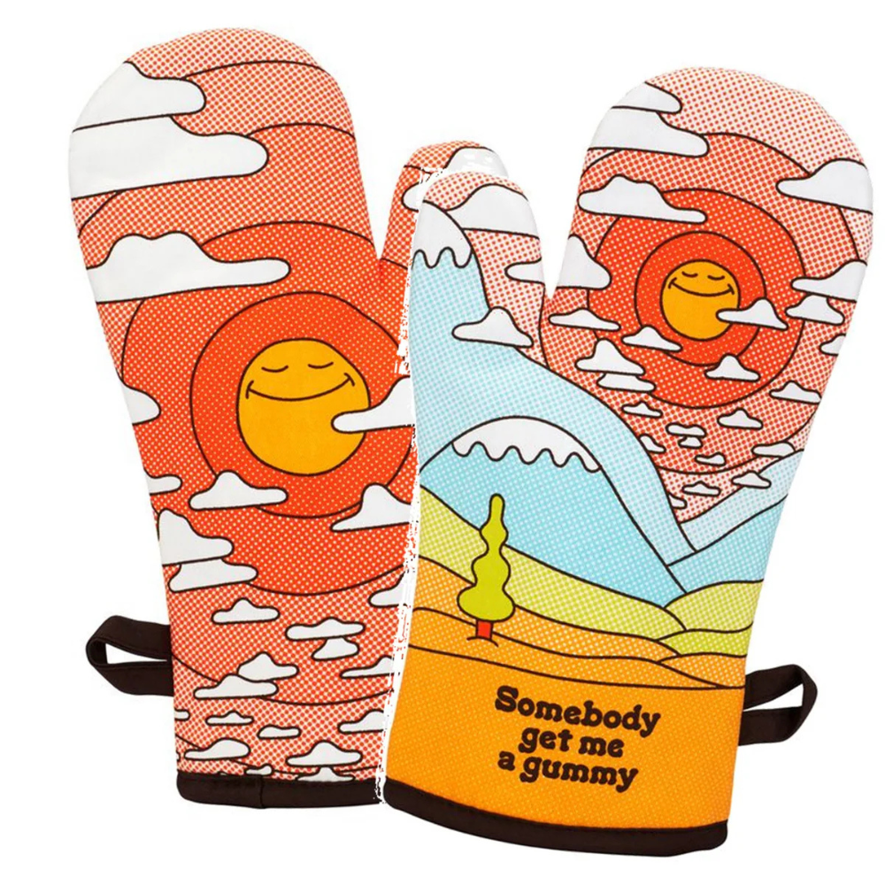 Blue Q Single Oven Glove ‘Get me a gummy’ (1)